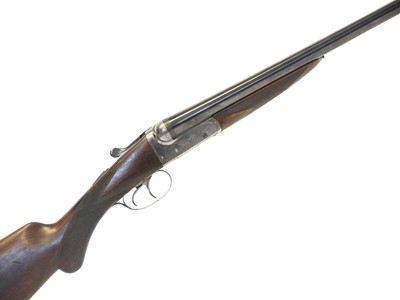 Lot BSA Model Deluxe 12 bore side by side shotgun,...