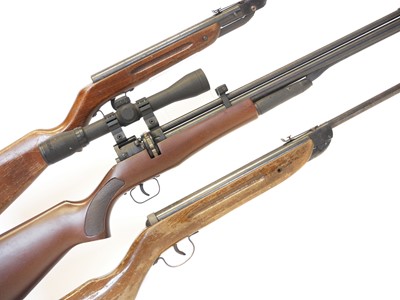 Lot Three .177 air rifles, to include a Triarrow...