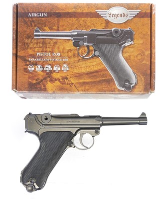 Lot Umarex Legends .177 PO8 Luger air pistol,...