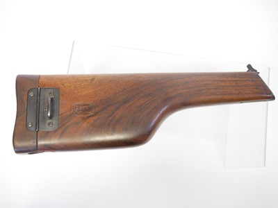 Lot Mauser C96 Broomhandle pistol shoulder stock /...