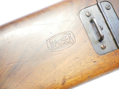 Lot Mauser C96 Broomhandle pistol shoulder stock /...