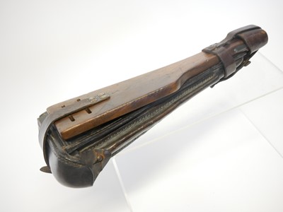 Lot Artillery Luger shoulder stock and holster rig,...