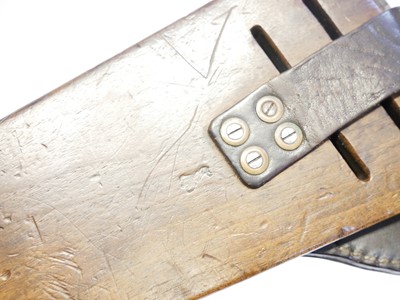 Lot Artillery Luger shoulder stock and holster rig,...