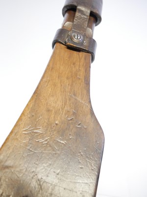 Lot Artillery Luger shoulder stock and holster rig,...