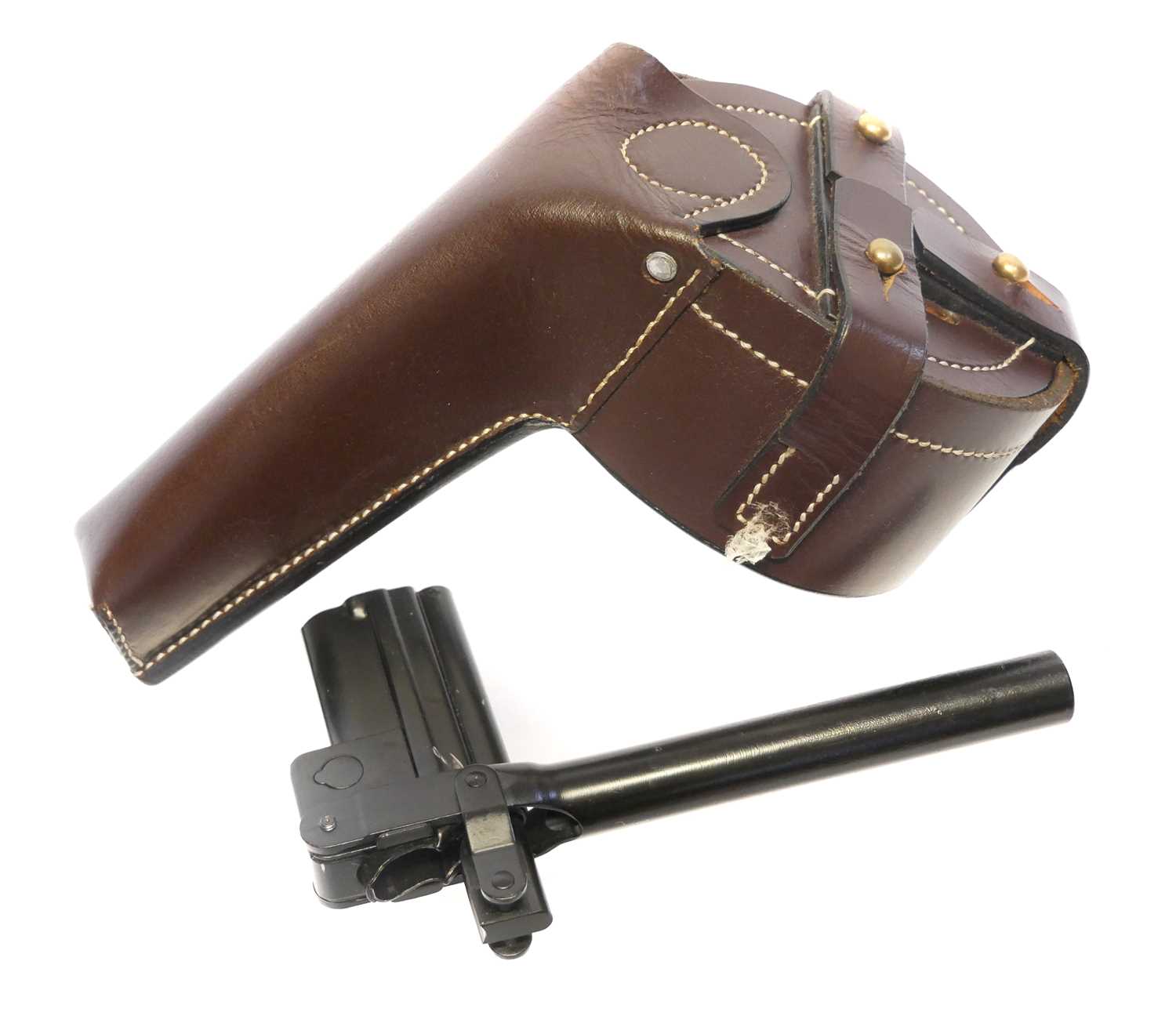 Lot Reproduction Artillery Luger snail drum...