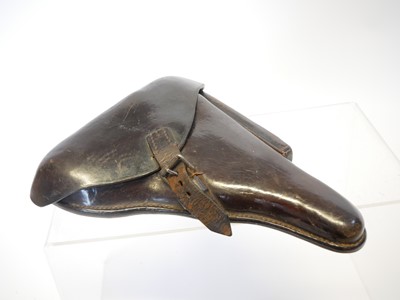 Lot WWI Luger PO8 Luger holster, dated 1911 and...