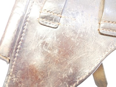 Lot WWI Luger PO8 Luger holster, dated 1911 and...