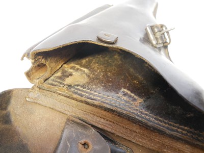 Lot WWI Luger PO8 Luger holster, dated 1911 and...