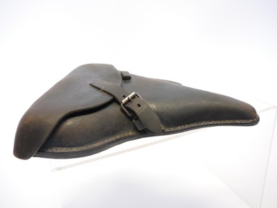 Lot WWII Luger PO8 Luger holster and magazine,...