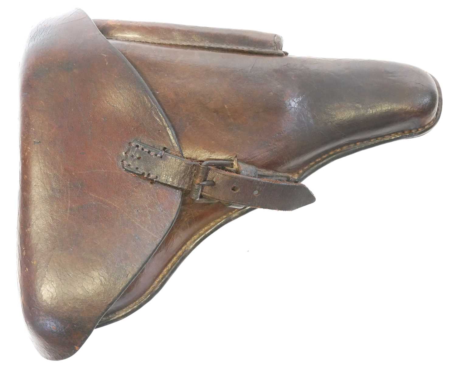 Lot WWI Luger PO8 Luger holster, dated 1916 and...