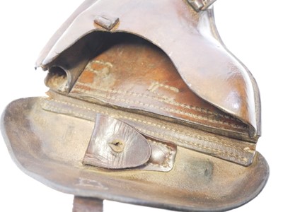 Lot WWI Luger PO8 Luger holster, dated 1916 and...