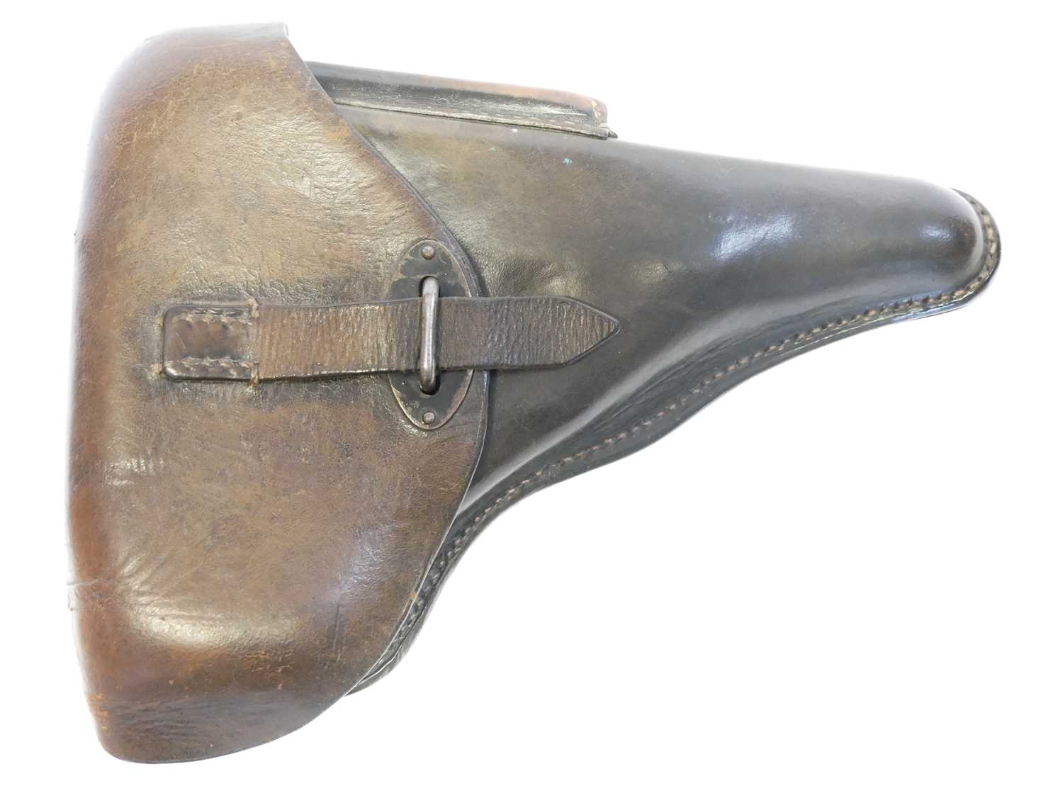 Lot WWII Walther P38 holster and spare magazine,...