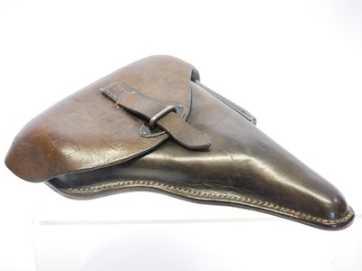 Lot WWII Walther P38 holster and spare magazine,...
