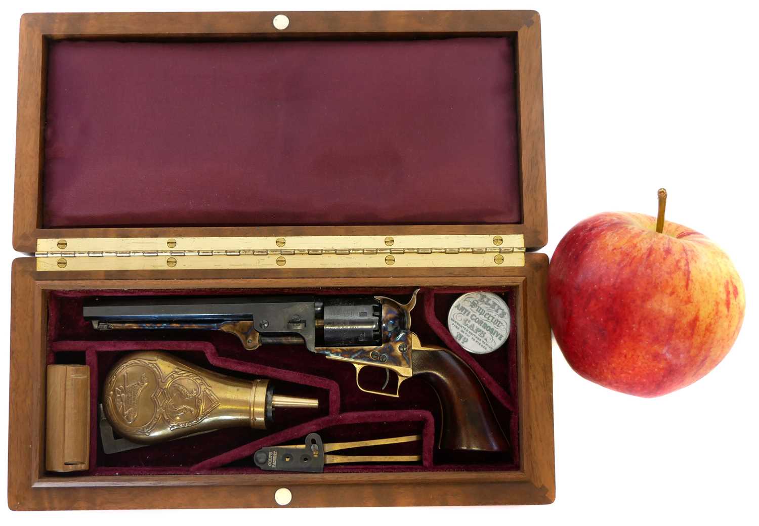 Lot Cased Uberti miniature 1851 Navy, serial...