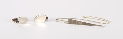 Lot 91 - Pair of Danish Modernist Silver Cufflinks