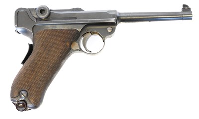 Lot 100 - Deactivated Swiss 7.65mm Luger model 1905 semi...