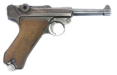 Lot Deactivated WWII 9mm Luger semi automatic...