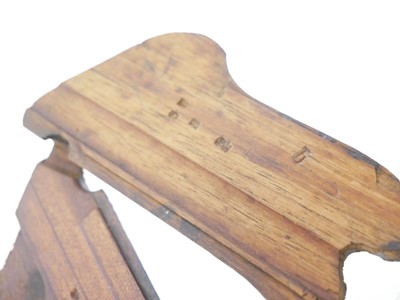 Lot Luger P08 magazine with wood base, also a pair...