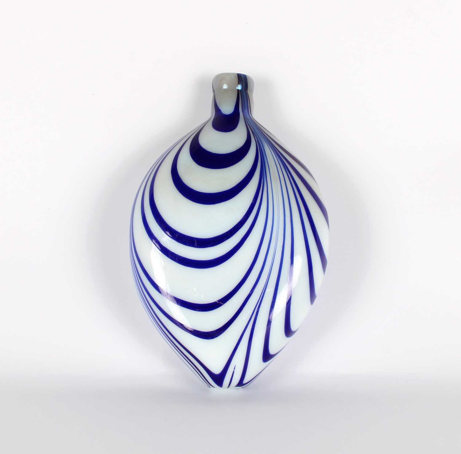 Lot A Victorian Nailsea Glass Flask