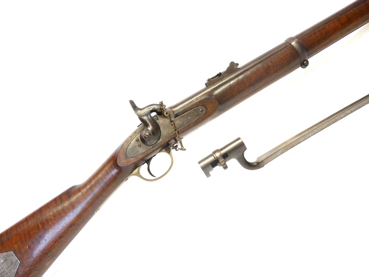 Lot London Armoury Company .577 percussion muzzle...