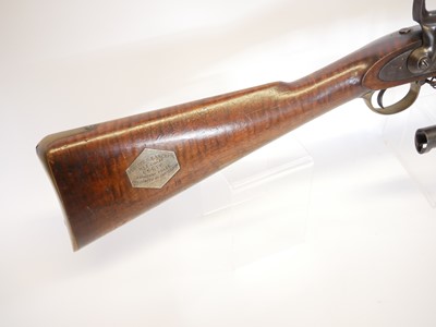 Lot London Armoury Company .577 percussion muzzle...