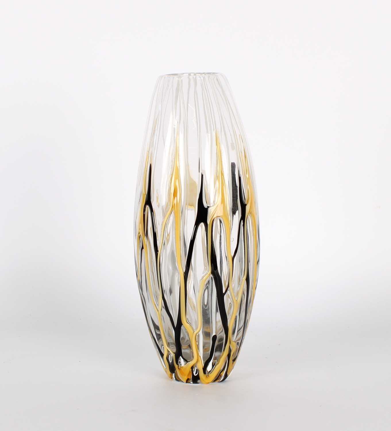 Lot 23 - Tall Art Glass Vase