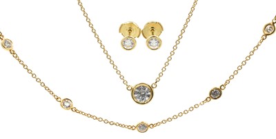 Lot 41 - Tiffany & Co. Elsa Peretti 'Diamonds by the Yard' set