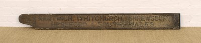 Lot A Cheshire, Shropshire, Herefordshire and South Wales Railway Sign