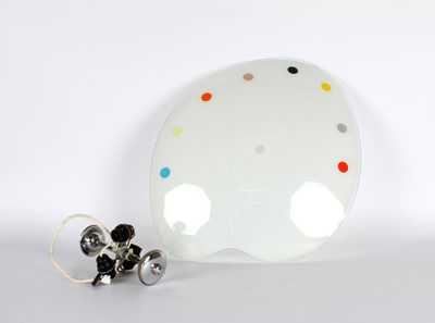 Lot 260 - Large Mid-Century 'Artist's Palette' Ceiling Light