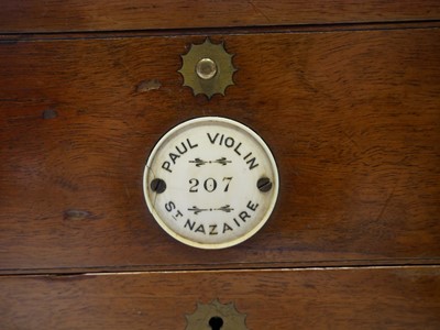 Lot Two day marine Chronometer, the dial signed...