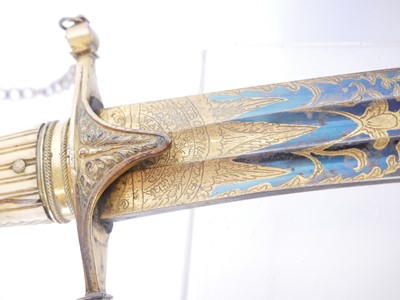 Lot British Naval dirk by Osborn and Gunby...