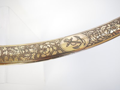 Lot British Naval dirk by Osborn and Gunby...