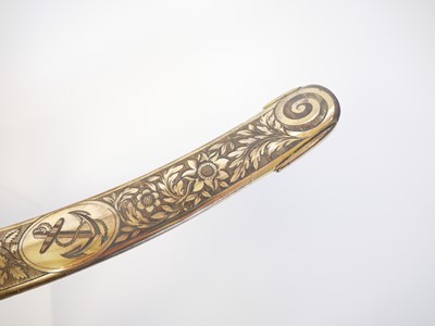 Lot British Naval dirk by Osborn and Gunby...