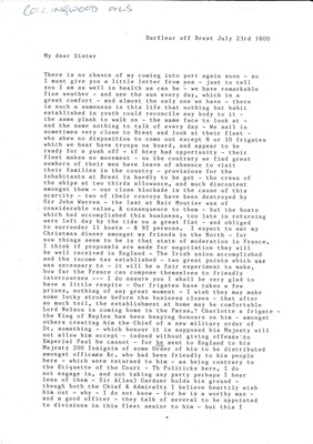 Lot Rear Admiral Cuthbert Collingwood, 1st Baron...