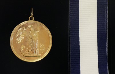 Lot Battle of Trafalgar Bicentenary gilded silver...