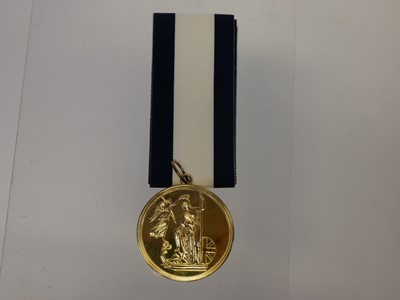 Lot Battle of Trafalgar Bicentenary gilded silver...