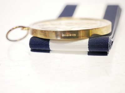 Lot Battle of Trafalgar Bicentenary gilded silver...