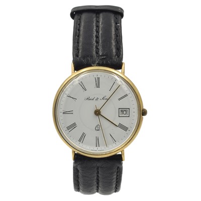 Lot 258 - A Gentleman's Reid & Sons 9ct gold wrist watch