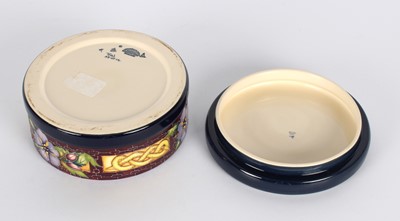 Lot A Trial "Staffordshire Hoard" Circular Box with Cover by Moorcroft