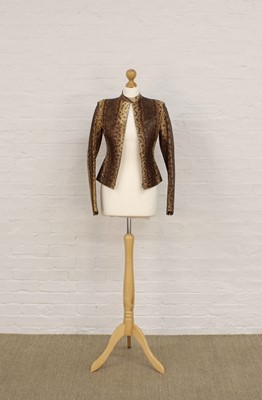 Lot 301 - Gucci Snake Skin Jacket.
