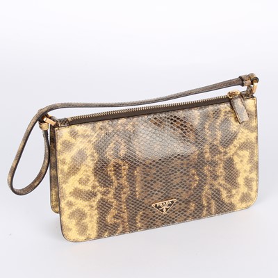 Lot 306 - Prada Snakeskin Evening Bag