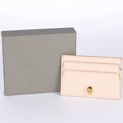 Lot 311 - Alexander McQueen Pink Skull Card Holder.