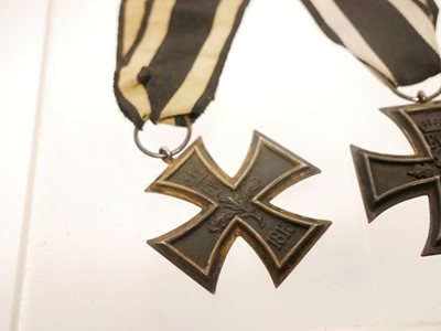Lot Two German WWI Iron Crosses and a 1914-1918...