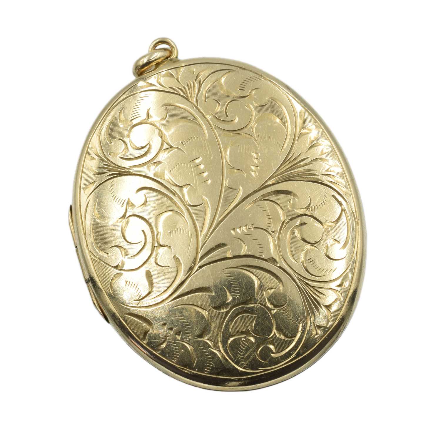 Click H Locket Lot 198 - A 9ct gold locket
