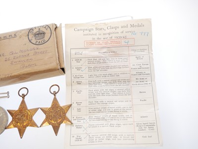 Lot WWII RAF Medal set for Godfrey. L Morgan, to...