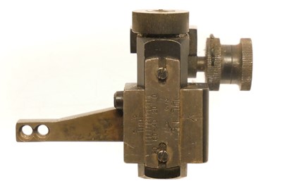 Lot Adjustable aperture rear sight.
