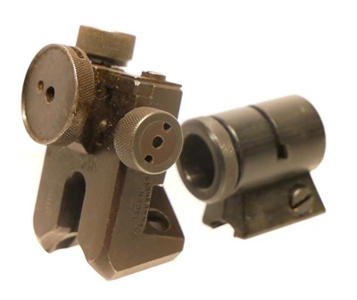 Lot Parker Hale model 7 aperture rear sight and...