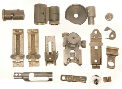 Lot Collection of rifle folding ladder sights and...