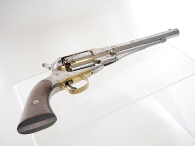 Lot Remington 1858 .36 Navy percussion revolver,...