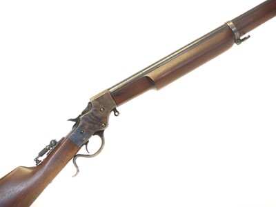 Lot Stevens .22LR falling block rifle, serial...